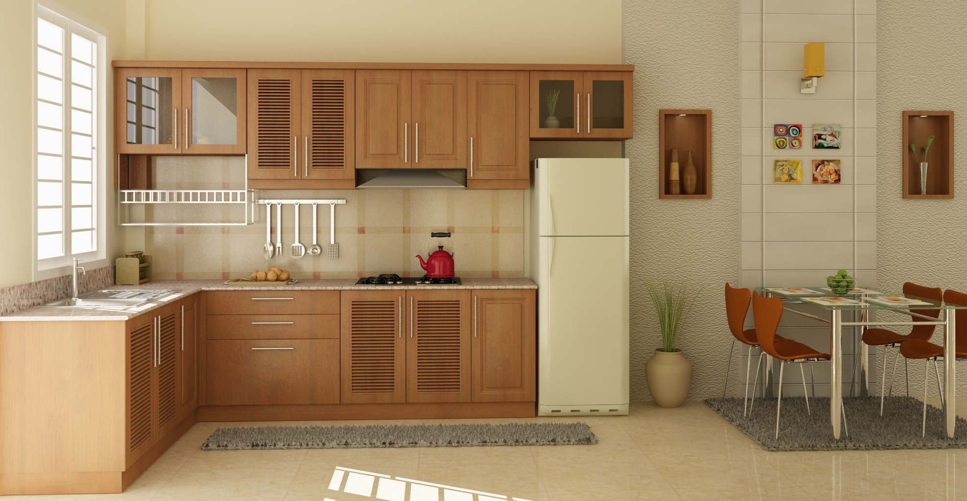 5 mẹo vặt trang trí nhà bếp hiện đại