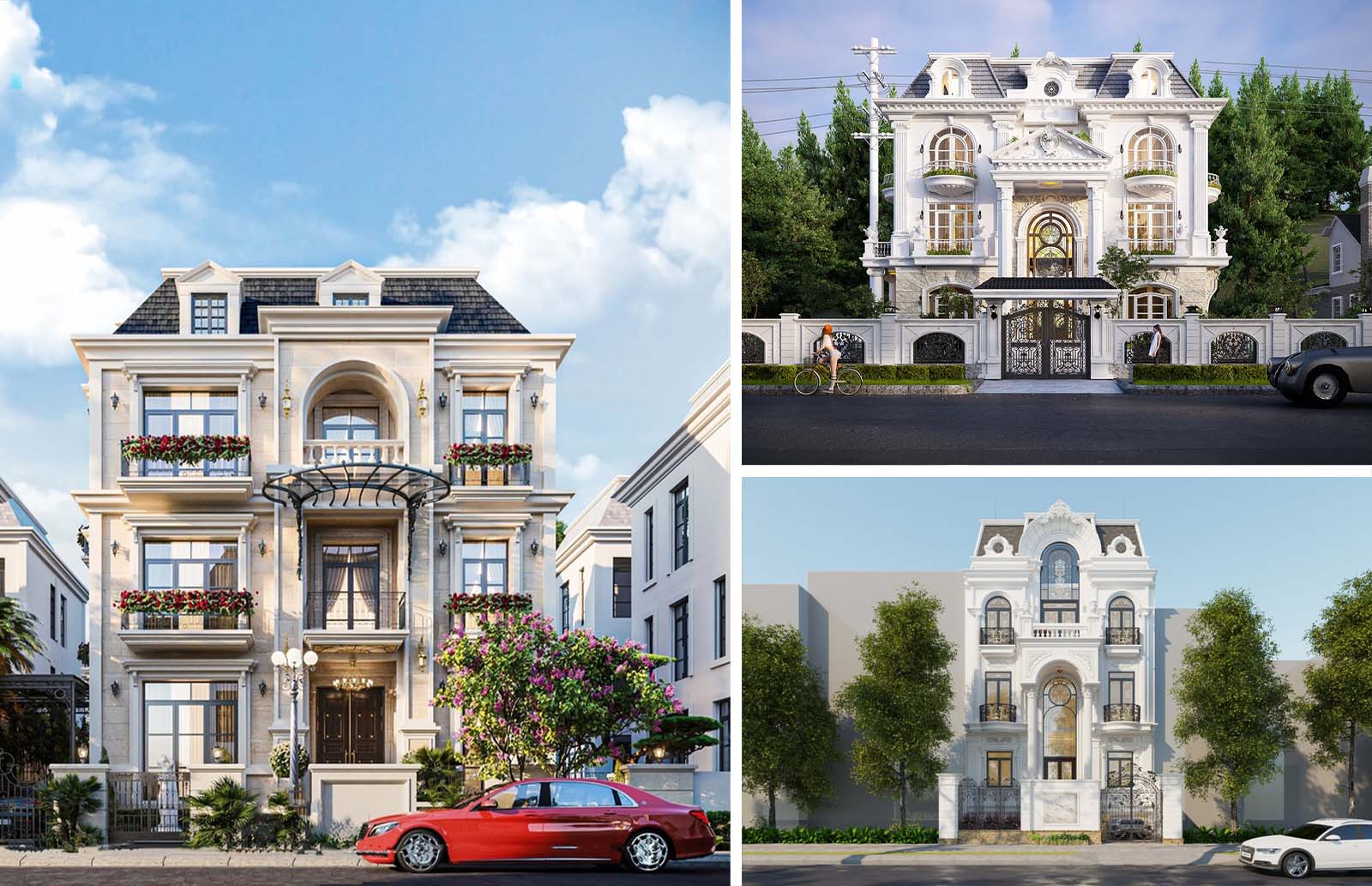 Biệt Thự 3 Tầng Tân Cổ Điển – 30+ Mẫu Đẹp, Bảng Giá & Kinh Nghiệm Xây Dựng 2026 | AVA