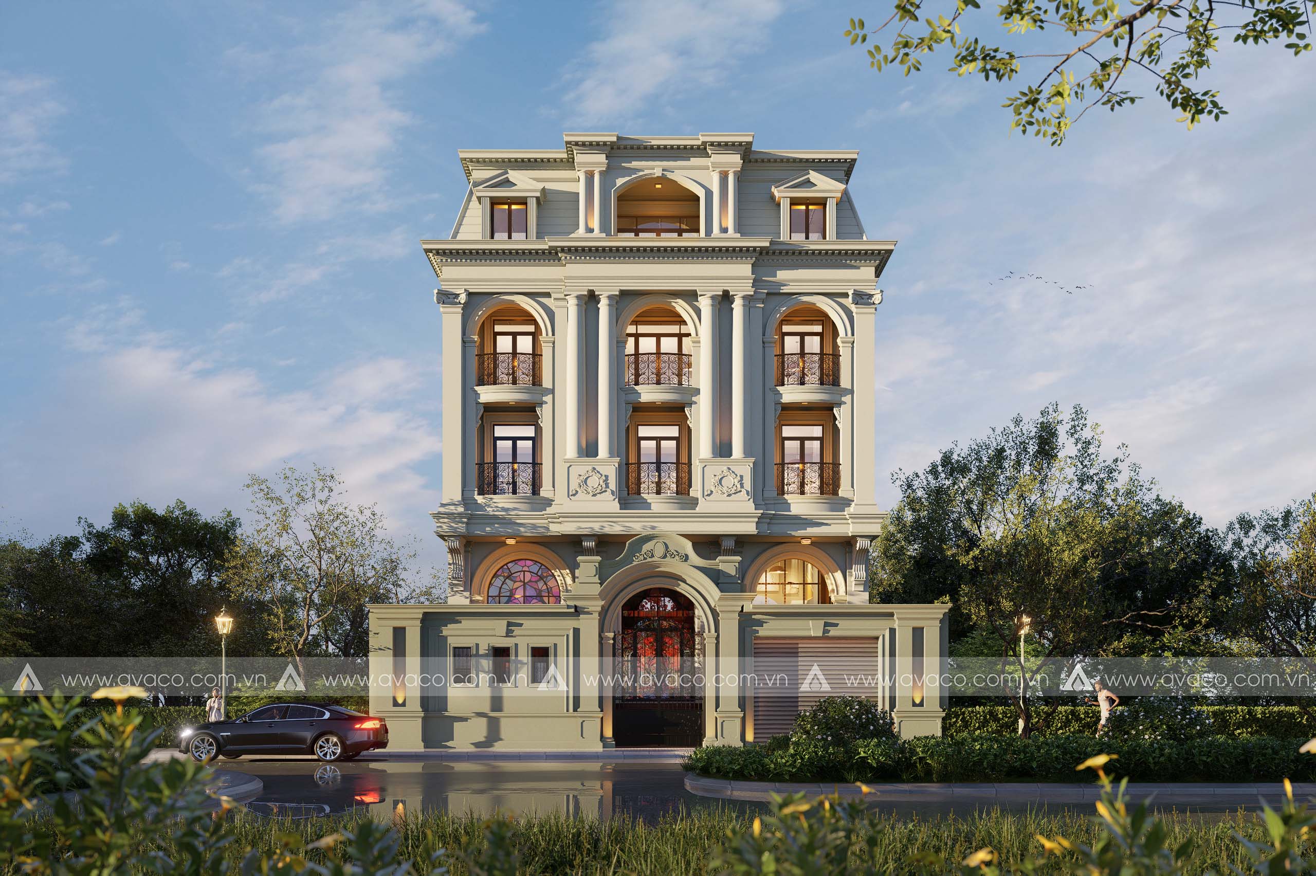Biệt Thự Cổ Điển 3 Tầng Mái Mansard The Classique Villa - Vẻ Đẹp Vượt Thời Gian 2025