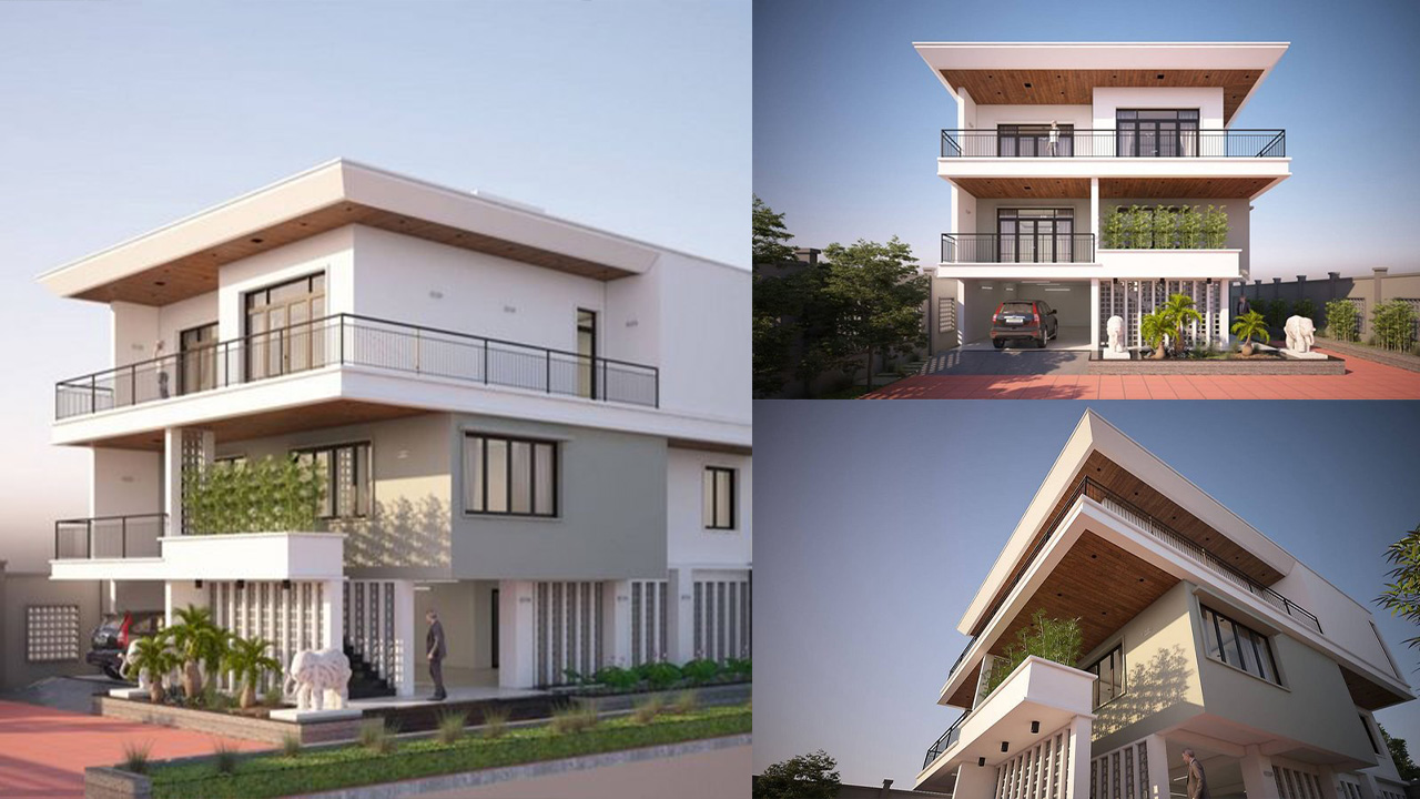 Mẫu Biệt Thự Hiện Đại Phong Cách Tối Giản: Đơn Giản nhưng Đầy Tinh Tế