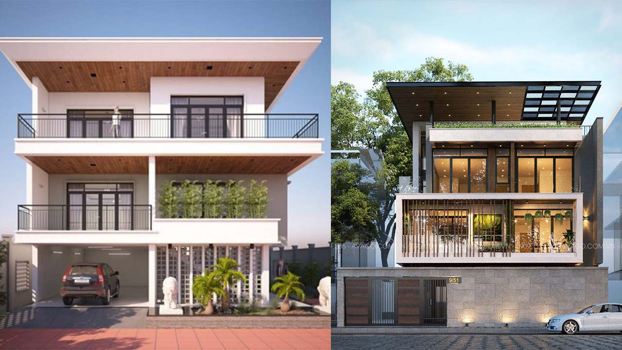 TOP 03 Mẫu biệt thự hiện đại đẹp, sang trọng xu hướng trong năm 2025