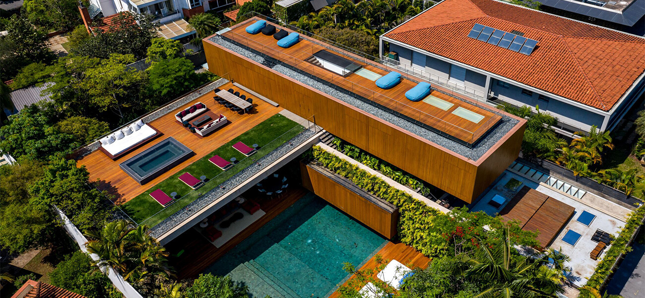 Biệt thự hiện đại 1280m2 được gia chủ dành hẳn 1 tầng để thiết kế quầy bar