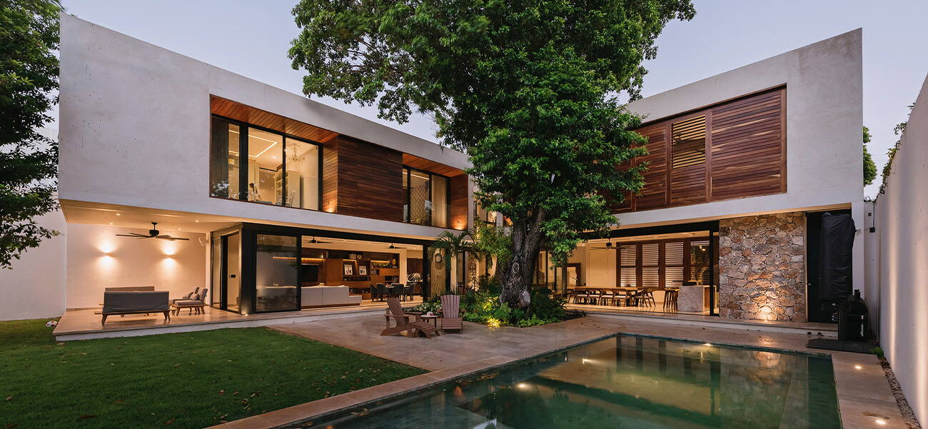 Biệt thự hiện đại 2 tầng 615m2 với hệ sinh thái cây xanh đa dạng