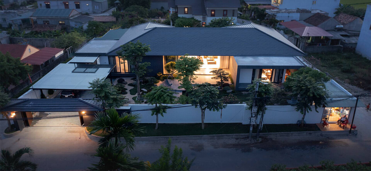 Biệt thự hiện đại 350m2 tận hưởng cuộc sống an yên giữa vườn xanh