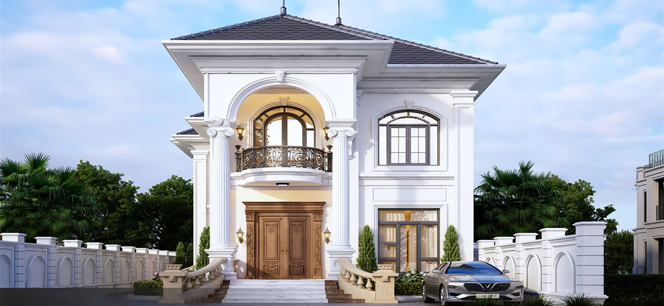 Biệt thự tân cổ điển 2 tầng phong cách quen mà lạ tại TP. Vinh