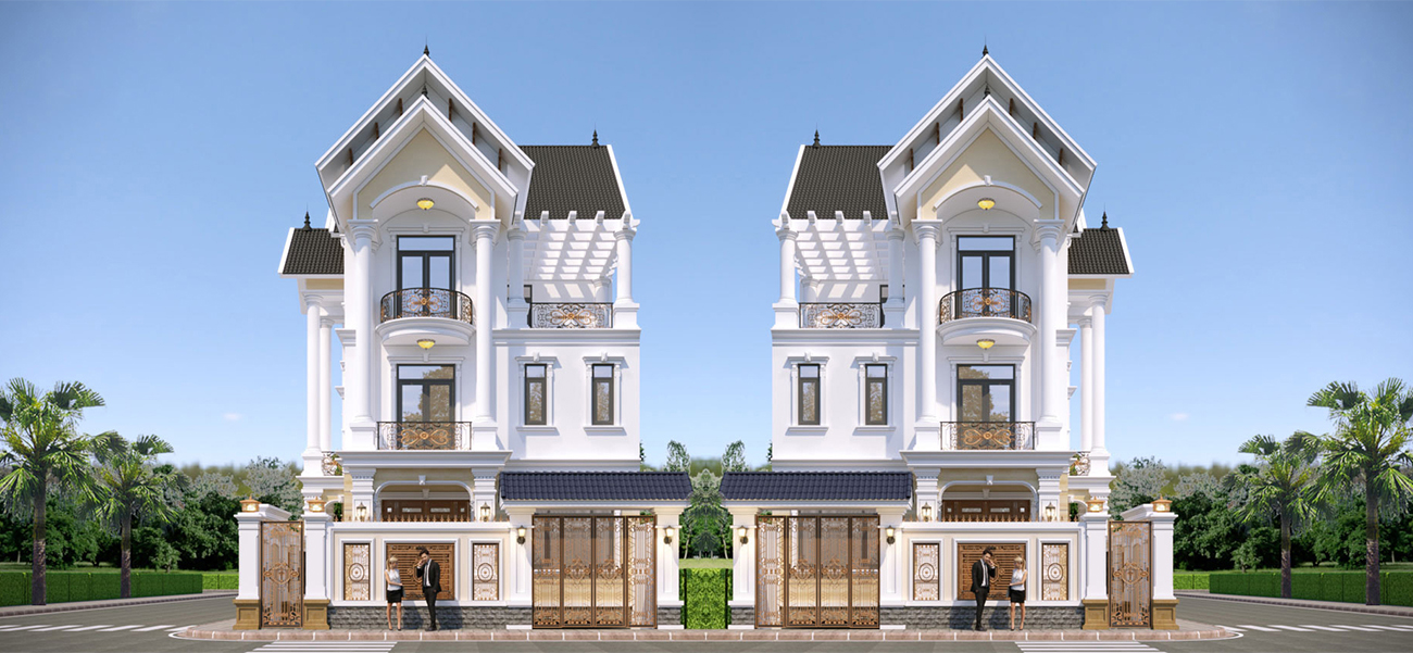 Biệt thự tân cổ điển 3 tầng với diện tích 15x10 đẹp ấn tượng tại Hà Nội