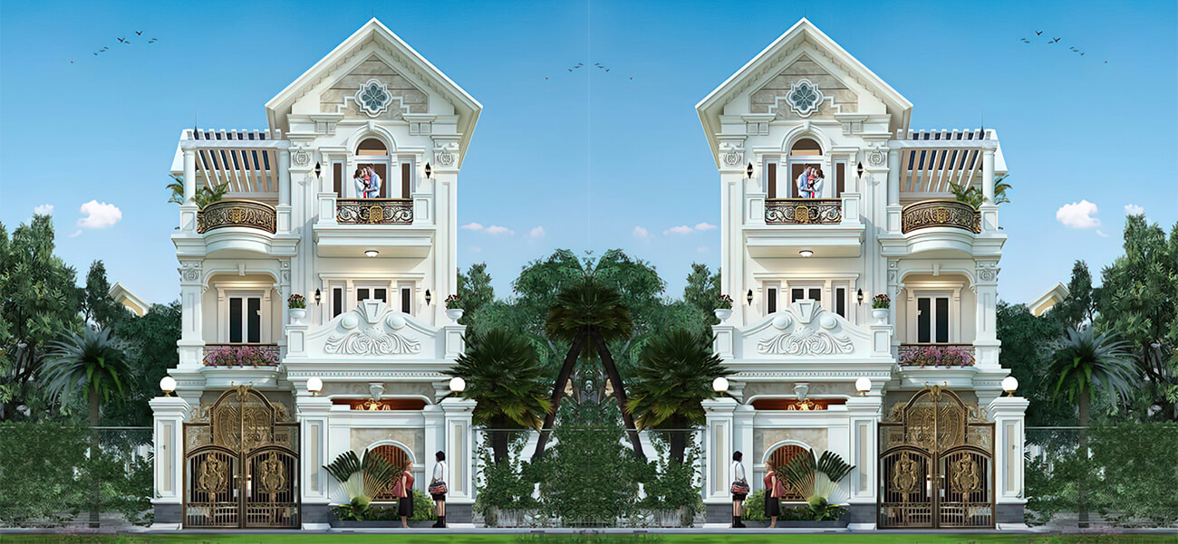 Chiêm ngưỡng mẫu thiết kế biệt thự cổ điển 3 tầng 7x13m tuyệt đẹp