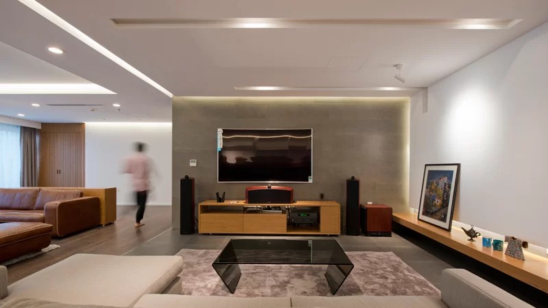 Gộp 2 căn hộ thành nơi ở sang trọng 250 m2 ở Hà Nội