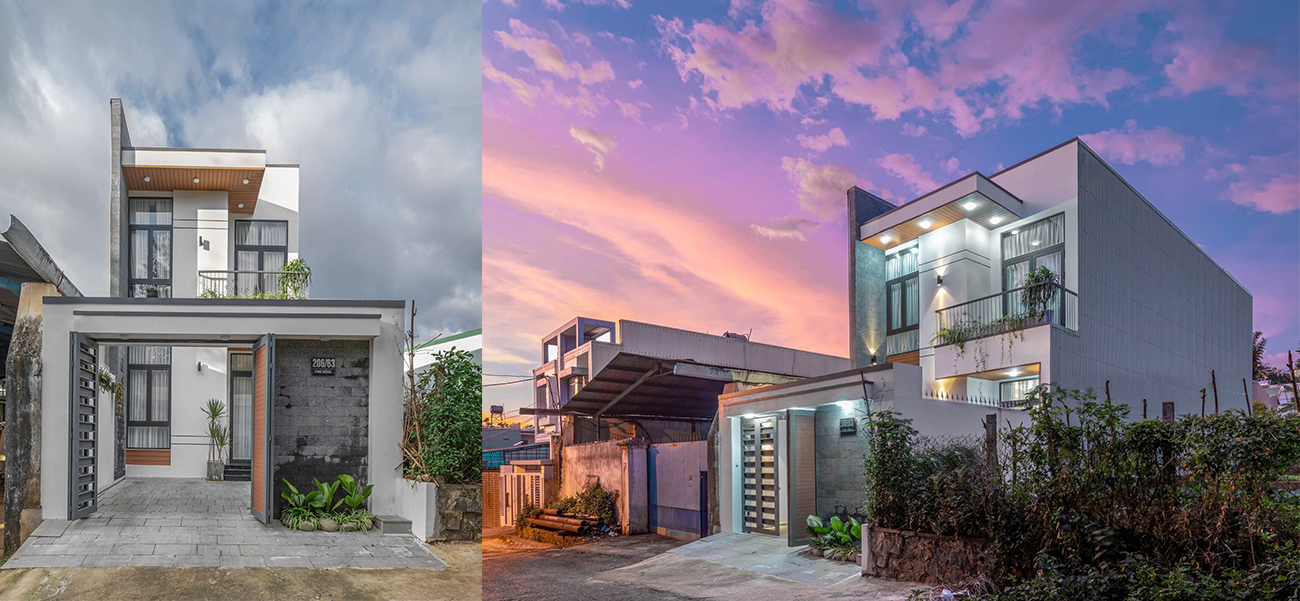 Nhà phố 2 tầng thiết kế  vừa vặn với gia đình 3 thế hệ tại Gia Lai