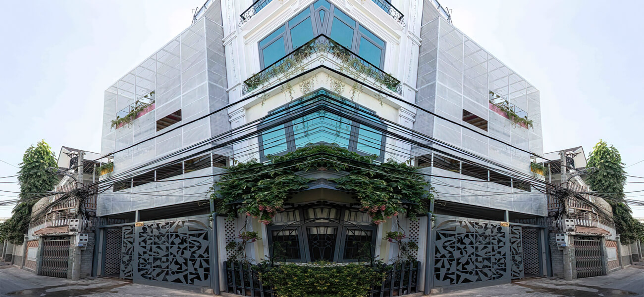 Nhà phố đẹp 164m2 tại Vũng Tàu nằm trong ngõ hẻm nhưng vẫn xanh và thoáng sáng