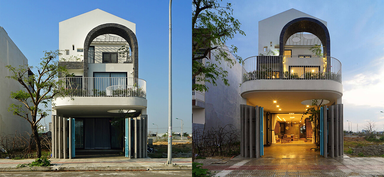 Thiết kế nhà phố với không gian sống chan hòa nắng gió cho cặp vợ chồng và 3 con nhỏ