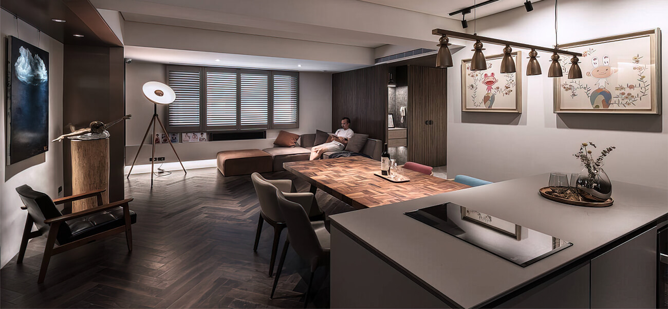 Thiết kế nội thất chung cư 147m2 thành không gian sống hiện đại và đẳng cấp