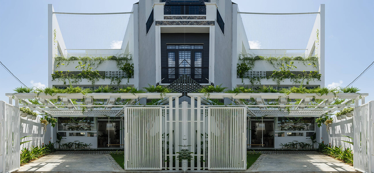 Xây dựng nhà phố đẹp nhờ đánh bay nhược điểm thiếu sáng và kém thông thoáng