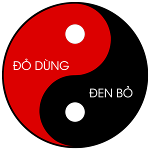 Đen bỏ - Đỏ dùng